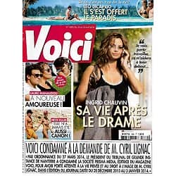 VOICI n°1380 18/04/2014  Ingrid Chauvin/ Leonardo Dicaprio/ Laure Manaudou/ Heidi Klum/ Stars au Coachella/ MTV Movie Awards