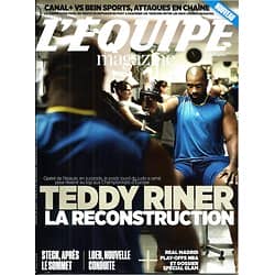L'EQUIPE MAGAZINE N°1657 19 AVRIL 2014  TEDDY RINER/ LOEB/ STECK/ RUGBY LELO/ FOOT&TV