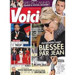 VOICI n°1383 09/05/2014  Alexandra Lamy/ "The Voice"/ Spécial Cannes/ David Brécourt/ Spécial minceur/ Peaches Geldof/ Gala du MET
