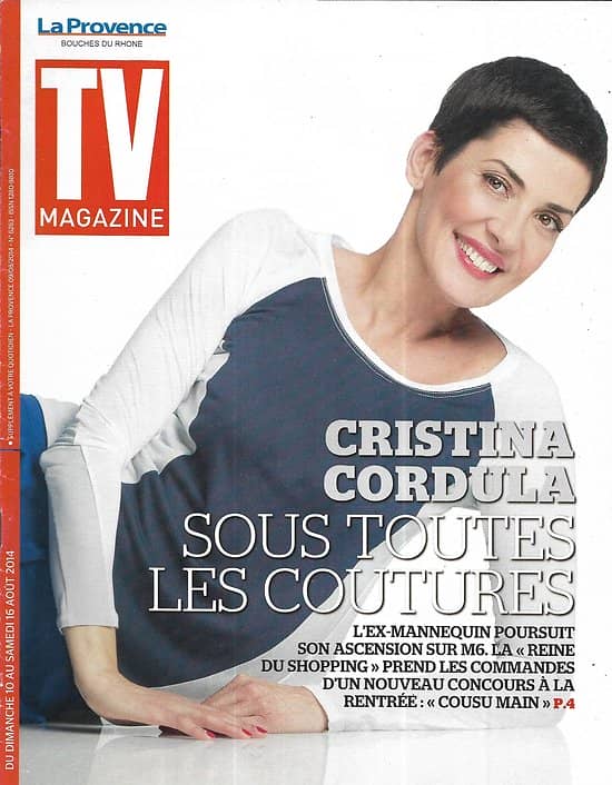 TV MAGAZINE n°21774 10/08/2014   Cristina Cordula/ La recette de Ducasse