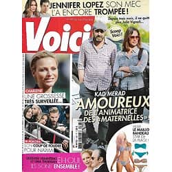 VOICI n°1387 06/06/2014  Kad Merad & Julia Vignali/ Charlène de Monaco/ M Pokora/ Quentin Tarantino & Uma Thurman/ Jennifer Lopez
