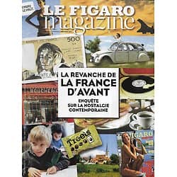 LE FIGARO MAGAZINE n°21881 12/12/2014  La revanche de la France d'avant/ L'essor de Lagos (NIgéria)/ Las Vegas, swing d'hiver/ Sélection: Beaux livres