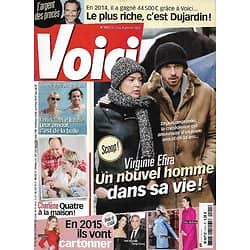 VOICI n°1417 02/01/2015 Virginie Efira/ Charlène de Monaco/ Yannick Noah/ Jean Dujardin/ Preview 2015/ Chantal Ladesou