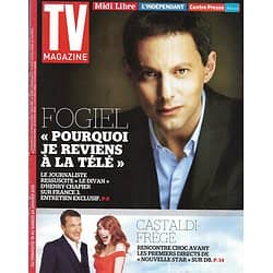 TV MAGAZINE n°21908 18/01/2015  Marc-Olivier Fogiel/ Benjamin Castaldi & Elodie Frégé/ "Gomorra"/ "Castle"/ Macron