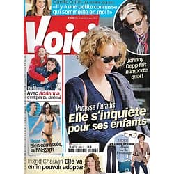 VOICI n°1420 23/01/2015 Vanessa Paradis & Johnny Depp/ Megan Fox/ Ingrid Chauvin/ Pio Marmaï/ Camille Cottin