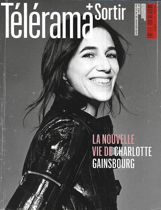 TELERAMA n°3393 24/01/2015  Charlotte Gainsbourg/ The Beatles/ Cinéma/ Pieter Hugo