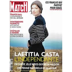 PARIS MATCH n°3432 26/02/2015  Laetitia Casta l'indépendante/ France Gall/ Châteaux à vendre/ La tentation d'Israël/ Oscars 2015/ Montebourg & Filipetti