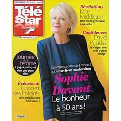 TELE STAR n°2005 07/03/2015  Sophie Davant/ Kate Middleton/ Al Pacino/ Sophie Marceau/ "Les feux de l'amour"