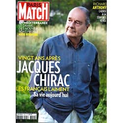 PARIS MATCH n°3440 23/04/2015  Jacques Chirac/ Richard Anthony/ Migrants/ Cabrel/ Kardashian
