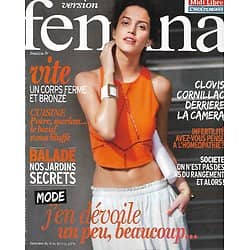 VERSION FEMINA n°683 04/05/2015  Mode: coupes & découpes/ Clovis Cornillac/ Tour de France des jardins/ Un corps tonique et bronzé/ Cuiisne: le boeuf