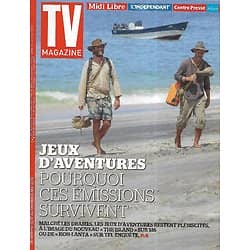 TV MAGAZINE n°22010 17/05/2015  Jeux d'aventures/ Gérard Depardieu/ "Plus belle la vie"/ Pascal Légitimus/ Eurovision