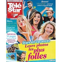 TELE STAR n°2027 08/08/2015  Stars en vacances/ Monaco-Famille Grimaldi/ Marc de "Koh-Lanta"/ GIl Alma/ Delphine Wespiser
