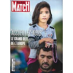 PARIS MATCH n°3460 10/09/2015  Réfugiés: Le grand défi de l'Europe/ Palais Farnèse/ Son tour du monde à 0€/ Yann Arthus-Bertrand