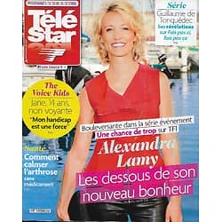 TELE STAR n°2036 10/10/2015  Alexandra Lamy/ Guillaume de Tonquédec/ "The Voice Kids"/ "Dix pour cent"/ Faye Dunaway