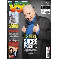 VSD n°2002 07/01/2016  Michel Galabru/ Michel Delpech/ Mitterrand/ Patricia Arquette/ Malbouffe/ Scandale dans nos assiettes