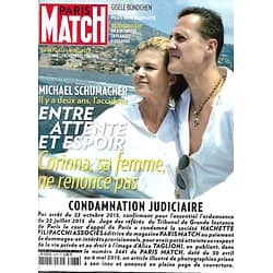 PARIS MATCH n°3476 31/12/2015  Michael Schumacher/ Gisele Bundchen/ Liz Taylor/ Yachts/ Daech/ Terrorisme/ Château Margaux