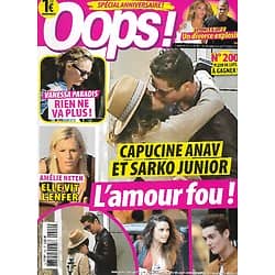OOPS! n°200 18/09/2015  Sarkozy Jr & Anav/ Vanessa Paradis/ Robert Pattinson/ Clara Morgane/ Amélie Neten/ Beyoncé & Jay-Z/ Ben Affleck