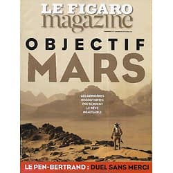 LE FIGARO MAGAZINE n°22147 23/10/2015  Objectif Mars/ Voyage: Alaska/ L'artiste Warhol/ Régionales: Le Pen vs Bertrand
