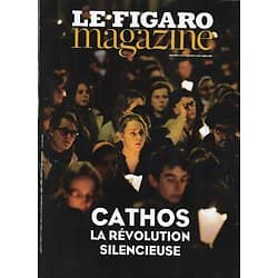 LE FIGARO MAGAZINE n°22153 30/10/2015  Catholiques: la révolution silencieuse/ Parc national du Virunga au Congo/ James Bond: bons baisers de Mexico/ Belgique: sur la route du chocolat
