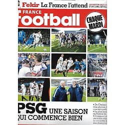 FRANCE FOOTBALL n°3646 15/03/2016  PSG: une saison qui commence bien/ Aubameyang/ Fekir/ Euro: Le Pays de Galles