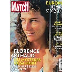 PARIS MATCH n°3486 10/03/2016  Florence Arthaud, les mystères de sa mort / Europe: les murs se dressent/ Hommage à Nancy Reagan/ Egypte: Pilleurs de tombes