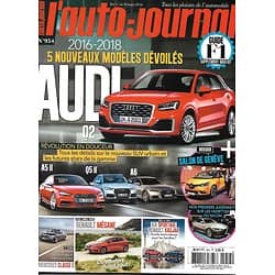 L'AUTO-JOURNAL n°954 17/03/2016  Dossier Audi/ Mercedes Classe E/ Salon Genève/ Guide F1