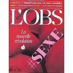 L'OBS n°2646 23/07/2015  Nouvelle révolution sexe/ Kurt Cobain/ Nietzsche/ Pauvreté/ Maud Fontenoy