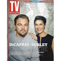 TV MAGAZINE n°22253 28/02/2016  Leonardo Dicaprio par A.Sublet/ Stéphane Bern & Nagui/ Clémentine Célarié/ "No Offence"