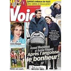 VOICI n°1465 04/12/2015  Arnaud Montebourg & Aurélie Filipetti/ Louie Bourgoin/ Hugh Jackman/ Alessandra Sublet