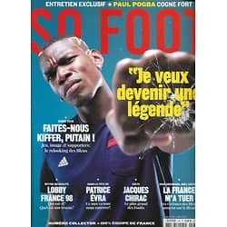 SO FOOT n°136 mai 2016  Paul Pogba/ Equipe de France/ Evra/ Euro 2016/ Kopa/ Koscielny