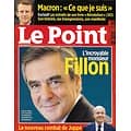 LE POINT n°2307 24/11/2016  L'Incroyable Monsieur Fillon/ Macron: "Ce que je suis"/ Spécial montagne/ Néo-artisans