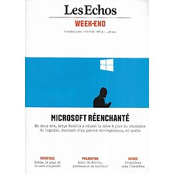 LES ECHOS WEEK-END n°19 19/02/2016  Nadella & Microsoft/ Junk Food/ Airbnb/ Alain de Botton/ Croisères