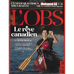 L'OBS N°2692 09/06/2016  LE REVE CANADIEN/ MOHAMED ALI/ L'ENFER SOUS DAECH/ DIESEL
