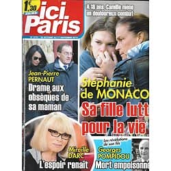 ICI PARIS N°3721 26/10/2016  STEPHANIE DE MONACO/ PERNAUT/ DARC/ POMPIDOU/ BOON/ SEGARA