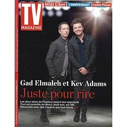 TV MAGAZINE N°22480 20/11/2016 ELMALEH&KEV ADAMS/ CORNILLAC/ UNFORGOTTEN/ NANTY