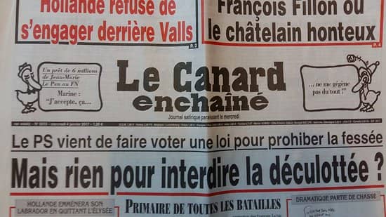 LE CANARD ENCHAINE n°5019 04/01/2017  MAIS RIEN POUR INTERDIRE LA DECULOTTEE?