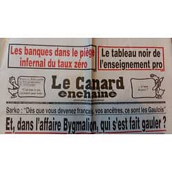 LE CANARD ENCHAINE n°5004 21/09/2016  DANS L'AFFAIRE BYGMALION, QUI S'EST FAIT GAULER?