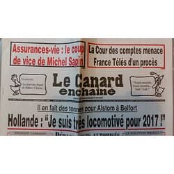 LE CANARD ENCHAINE n°5003 14/09/2016 HOLLANDE "JE SUIS TRES LOCOMOTIVE POUR 2017!"