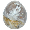 OEUF D'AGATE BLANCHE 4,5 CM