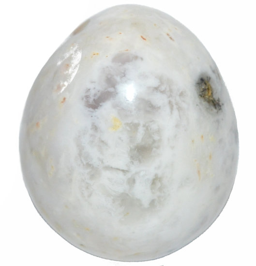 OEUF D'AGATE BLANCHE 5,1 CM