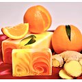 Savon orange gingembre vendu par tranche