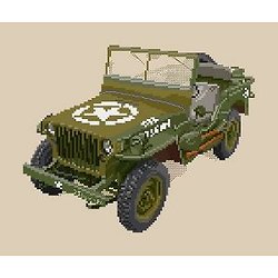 Jeep Willys diagramme couleur