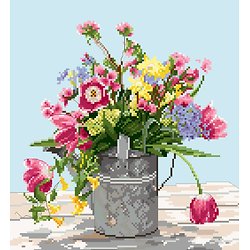 Bouquet de printemps II diagramme couleur