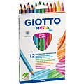 12 Crayons mega tri - giotto