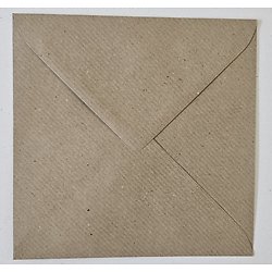 Enveloppe recyclée carrée "Kraft" 15x15cm