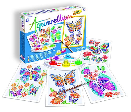 Aquarellum Junior Papillons et Fleurs - + 7 Ans