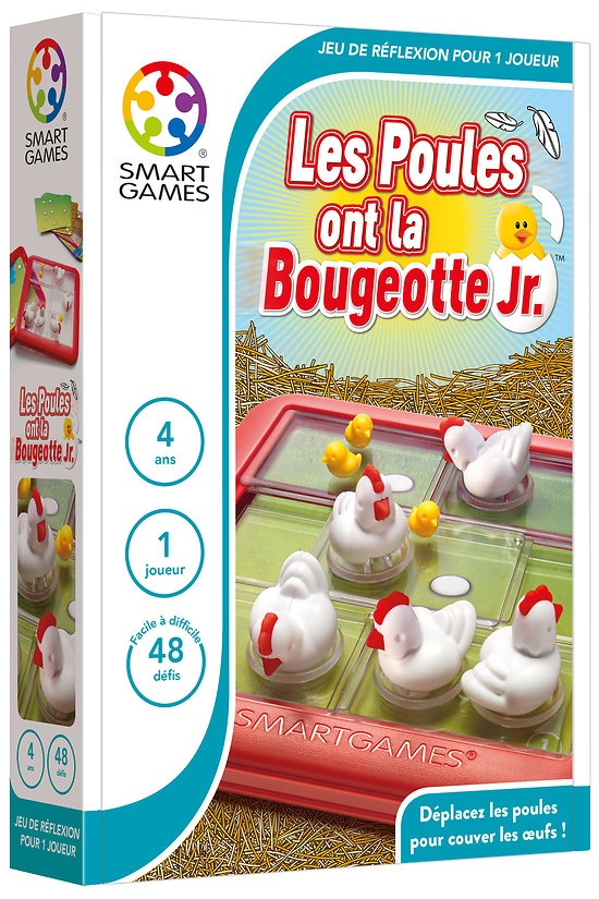 LES POULES ONT LA BOUGEOTTE JR - SMART GAMES - + 4 ANS