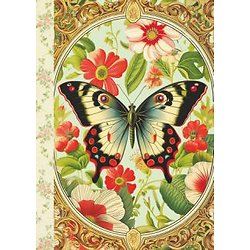 Carnet à mots de passe  Papillons  10.5x15 cm