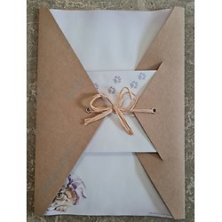 Papier à lettre Chat avec enveloppes en papier recyclé