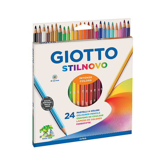 Crayons de couleurs Stilnovo par 24